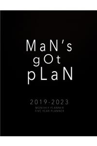 2019-2023 Monthly Planner Five Year Planner