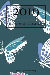 2019 Planner Weekly and Monthly: Weekly Calendar and Notes 2019 Professional Planner 6x9 Task Planner and Organizer