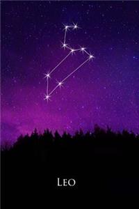 Leo Constellation Night Sky Astrology Symbol Zodiac Horoscope Journal