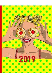 Pop Art - Woman with Cookies