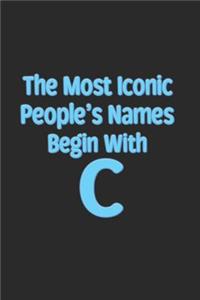 Most Iconic People's Names Begin with C