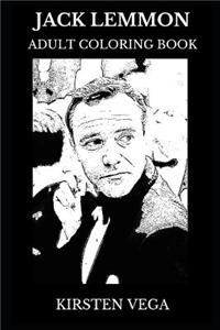 Jack Lemmon Adult Coloring Book