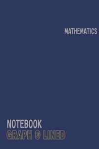 Mathematics Notebook Graph & Lined