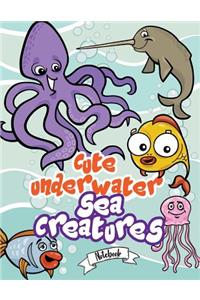Notebook ( Cute Underwater Sea Creatures Cover )