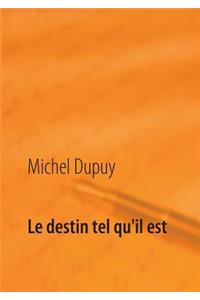 destin tel qu'il est