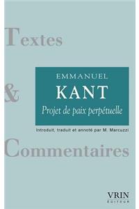 Vers La Paix Perpetuelle Un Projet Philosophique