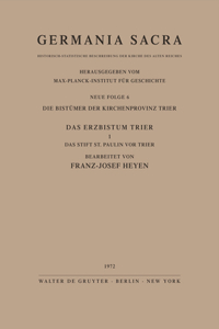 Germania Sacra, Bd 7, Die Bistümer der Kirchenprovinz Mainz. Das Bistum Hildesheim I. Das Reichsunmittelbare Kanonissenstift Gandersheim