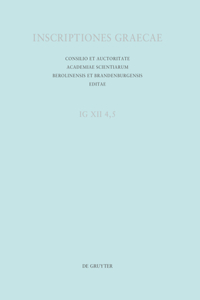 Inscriptiones Calymnae Et Insularum Calymniarum