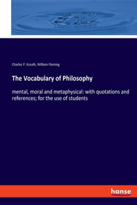 The Vocabulary of Philosophy