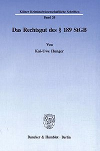 Das Rechtsgut Des 189 Stgb