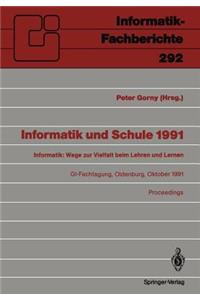 Informatik Und Schule 1991