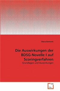 Auswirkungen der BDSG-Novelle I auf Scoringverfahren
