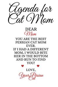 Agenda For Cat Mom