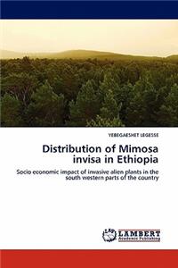Distribution of Mimosa Invisa in Ethiopia