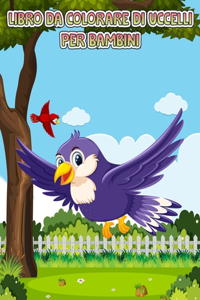 Uccelli libro da colorare per i bambini