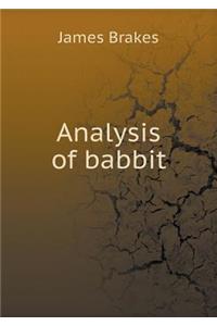 Analysis of Babbit