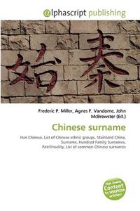 Chinese Surname