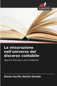 misurazione nell'universo del discorso contabile