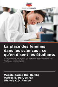 place des femmes dans les sciences
