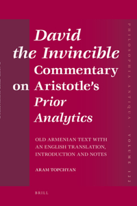 David the Invincible, Commentary on Aristotle's Prior Analytics