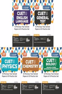 Combo (set of 5 Books) Go To Guides for CUET (UG) Science Stream - Physics, Chemistry, Biology, English & General Test 2nd Edition | Central Universities Entrance Test |