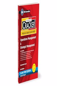Taxmann's CRACKER for Operations Management & Strategic Management (Paper 9 | OMSM) â€“ Covering past exam questions & answers | Tabular Summaries | CMA Intermediate | New Syllabus | June 2024 Exam