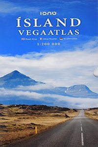 Iceland road atlas spiral