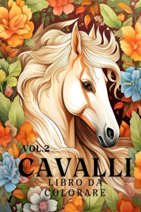 Libro da colorare sui cavalli vol.2