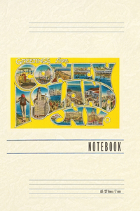 Vintage Lined Notebook Greetings from Coney Island, New York