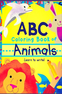 animals abc coloring book OF LEARON TO WRITEL