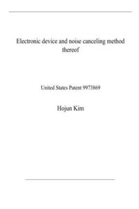 Electronic device and noise canceling method thereof