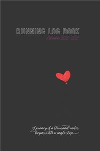 Running Log Book with calendar 2020-2021