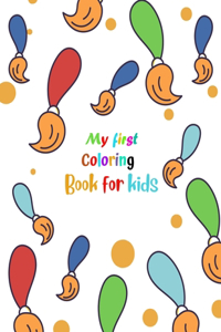 My first coloring book for kids