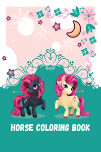Horse Coloring Book