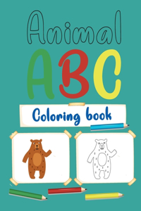 Animal abc Coloring Book