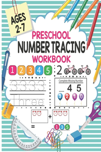 Preschool Number Tracing Workbook