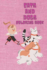 cats and dogs coloring book