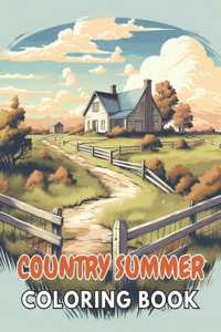 Country Summer Coloring Book