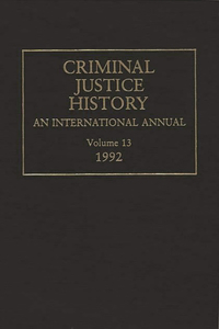 Criminal Justice History