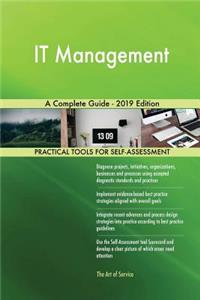 IT Management A Complete Guide - 2019 Edition
