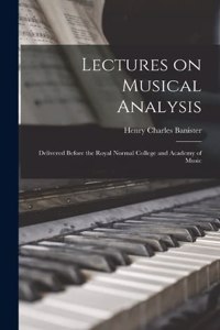 Lectures on Musical Analysis