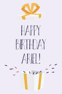 Happy Birthday Ariel