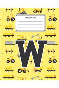 Composition Book W