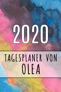 2020 Tagesplaner von Olea: Personalisierter Kalender für 2020 mit deinem Vornamen