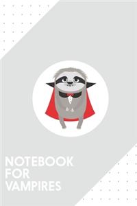 Notebook for vampires