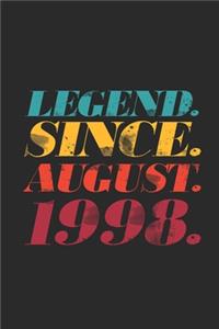 Legend Since August 1998