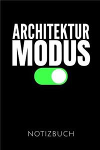 Architektur Modus Notizbuch