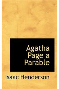 Agatha Page a Parable