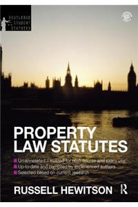 Property Law Statutes 2012-2013
