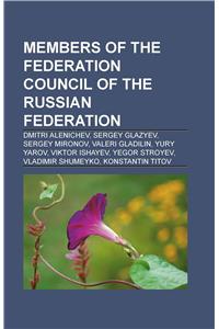 Members of the Federation Council of the Russian Federation